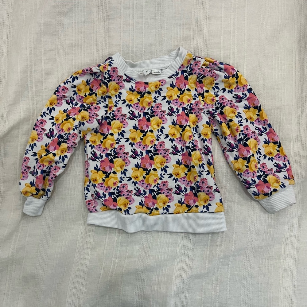 Jack and Janie floral sweatshirt